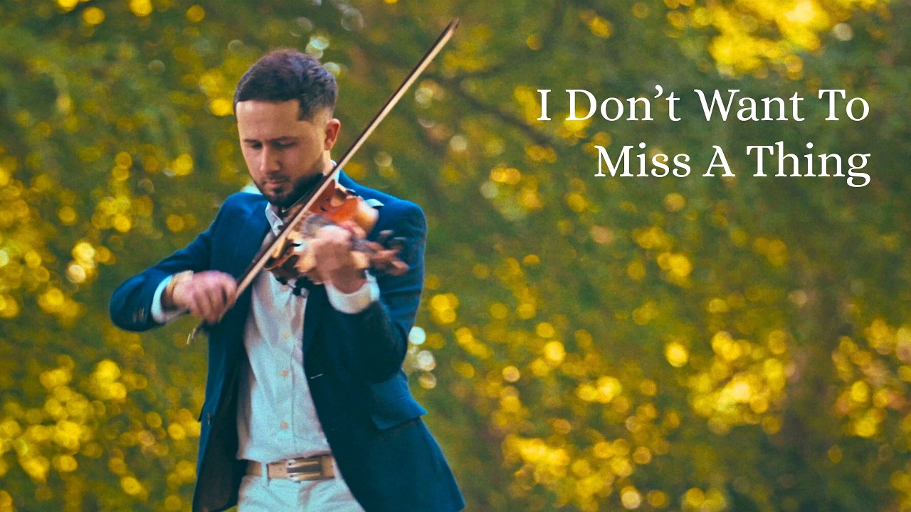 I Don't Want To Miss A Thing - Aerosmith - Violin Cover