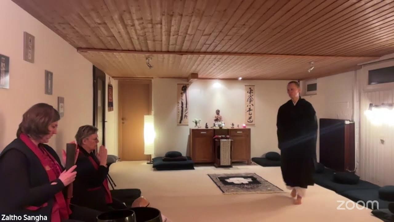 Online Zendo (Meditationsraum) des Zaltho Sangha e.V.