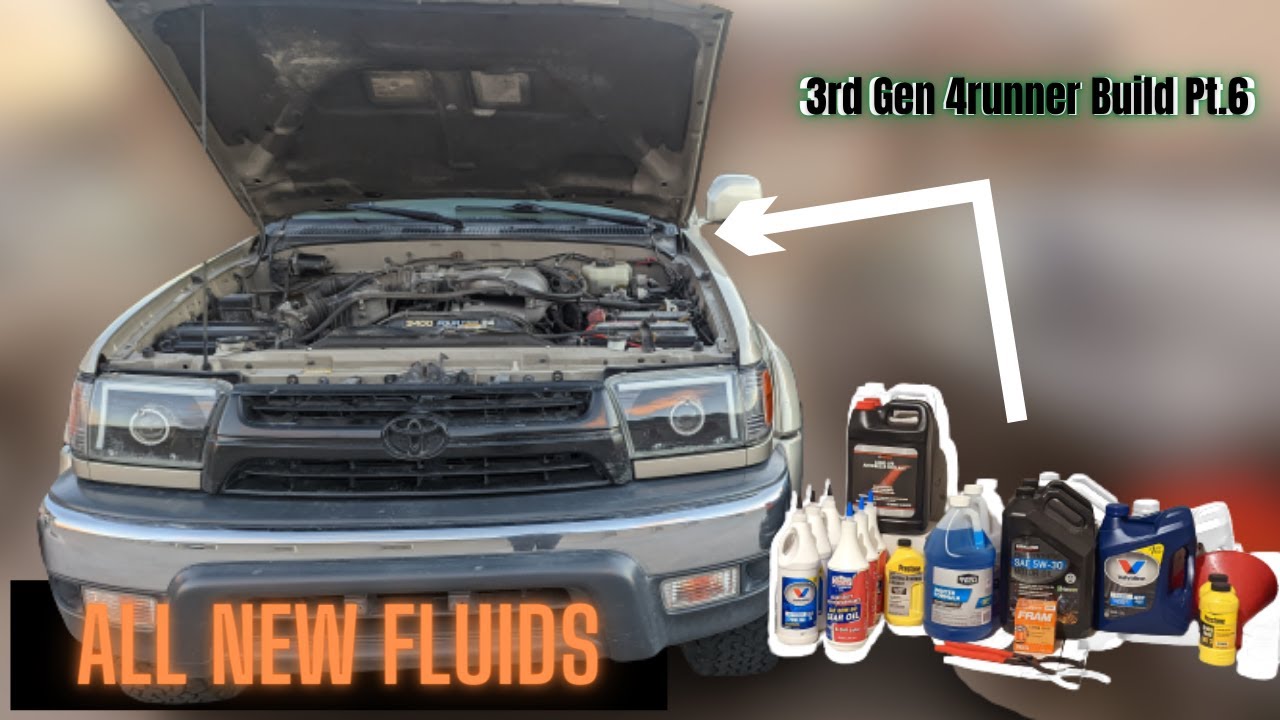 Replacing 100% of the fluids - 3rd Gen 4Runner Part 6
