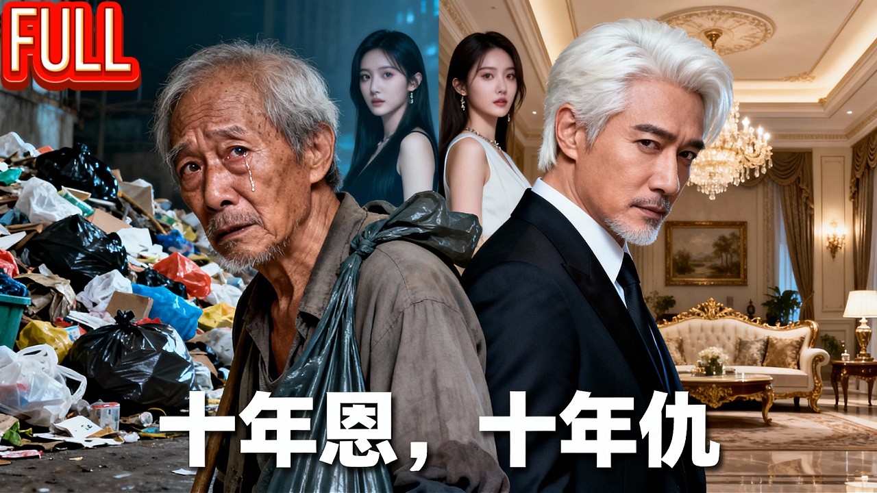 MutiSUB🔥为攀权贵与养大她的“拾荒穷爷爷”断亲！谁知她竟是邕城首富，身份曝光全场跪了！！《十年恩，十年仇》