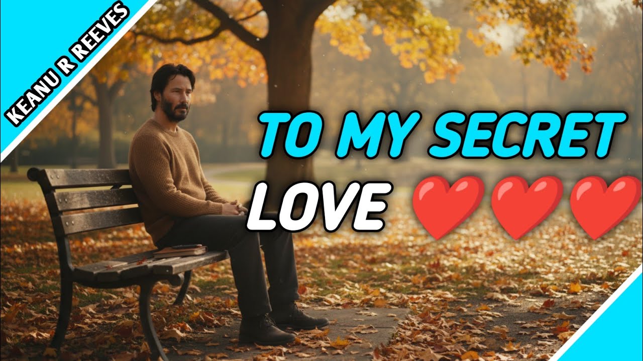 This Love Letter for My Secret Love ❣️❤️ | A Silent Confession | Keanu Reeves