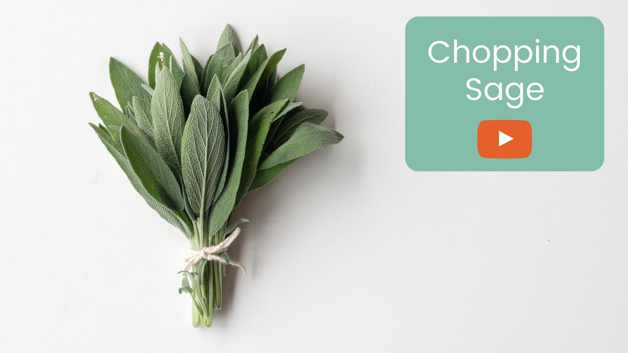 HOW TO CHOP SAGE // Learn from a chef!