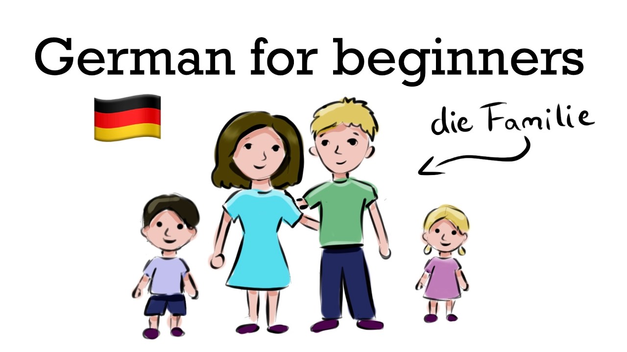 Learn family Vocabulary in German / Comprehensible Input German for beginners