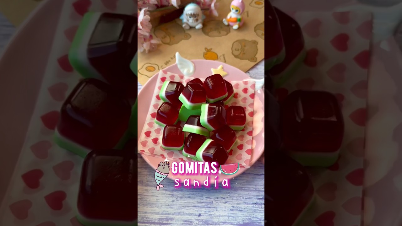 Gomitas de sand&iacute;a #recetasfaciles #recetas #kawaii