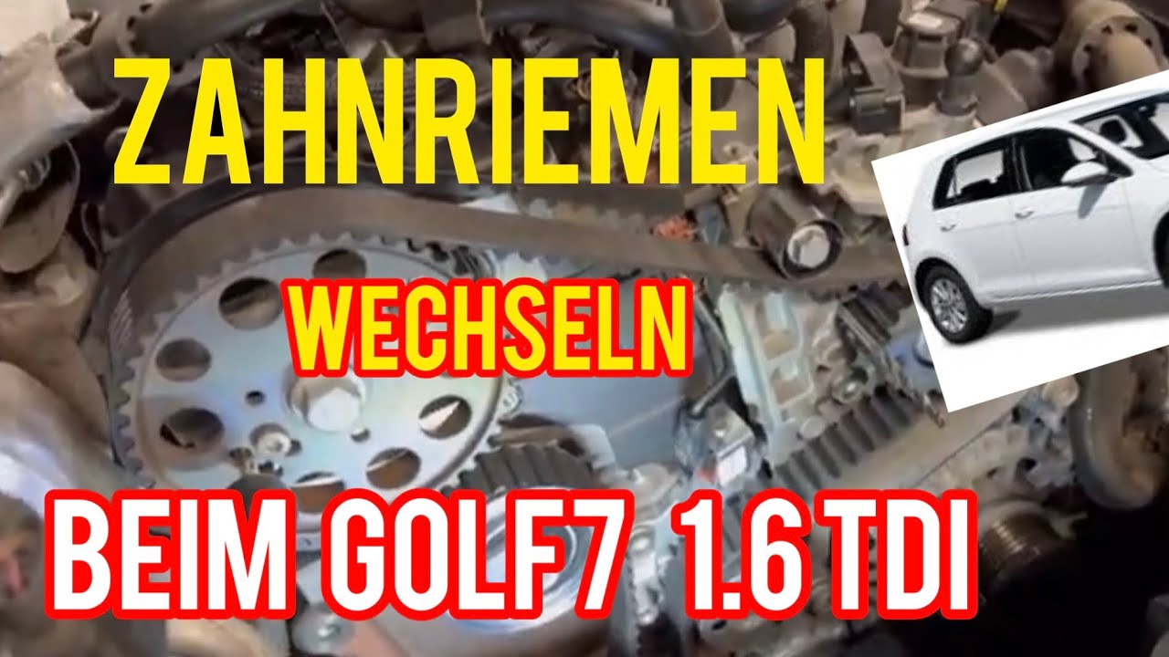 Zahnriemen Wechseln beim Golf7 1.6TDI