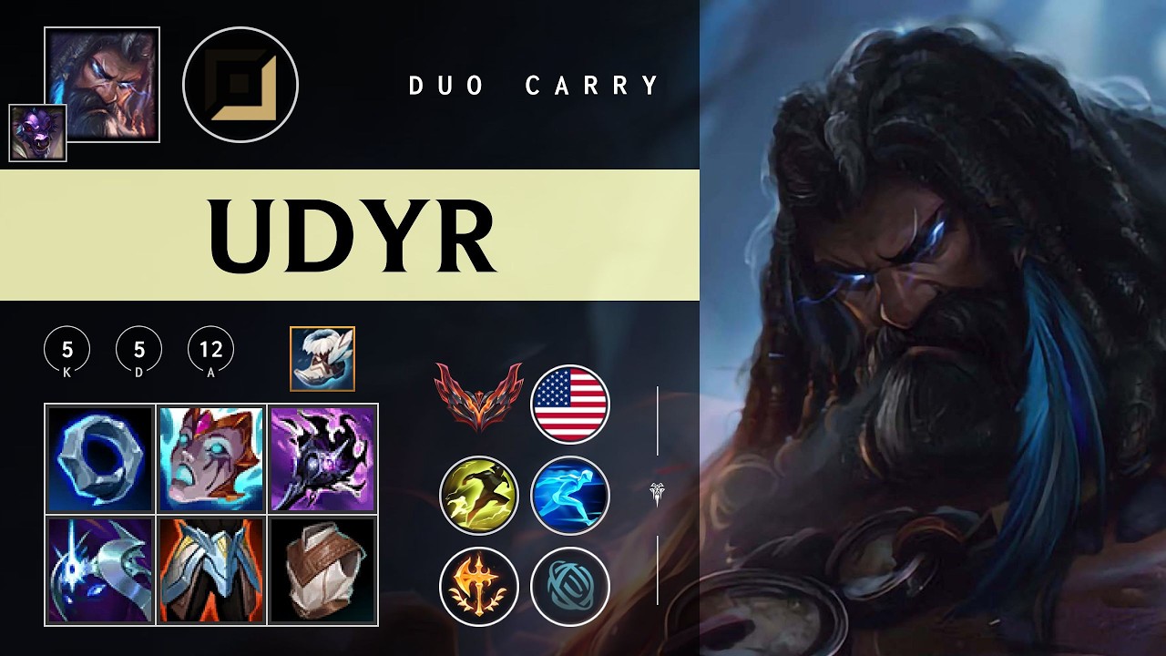 Udyr Carry vs Pyke - NA Grandmaster Patch 26.04