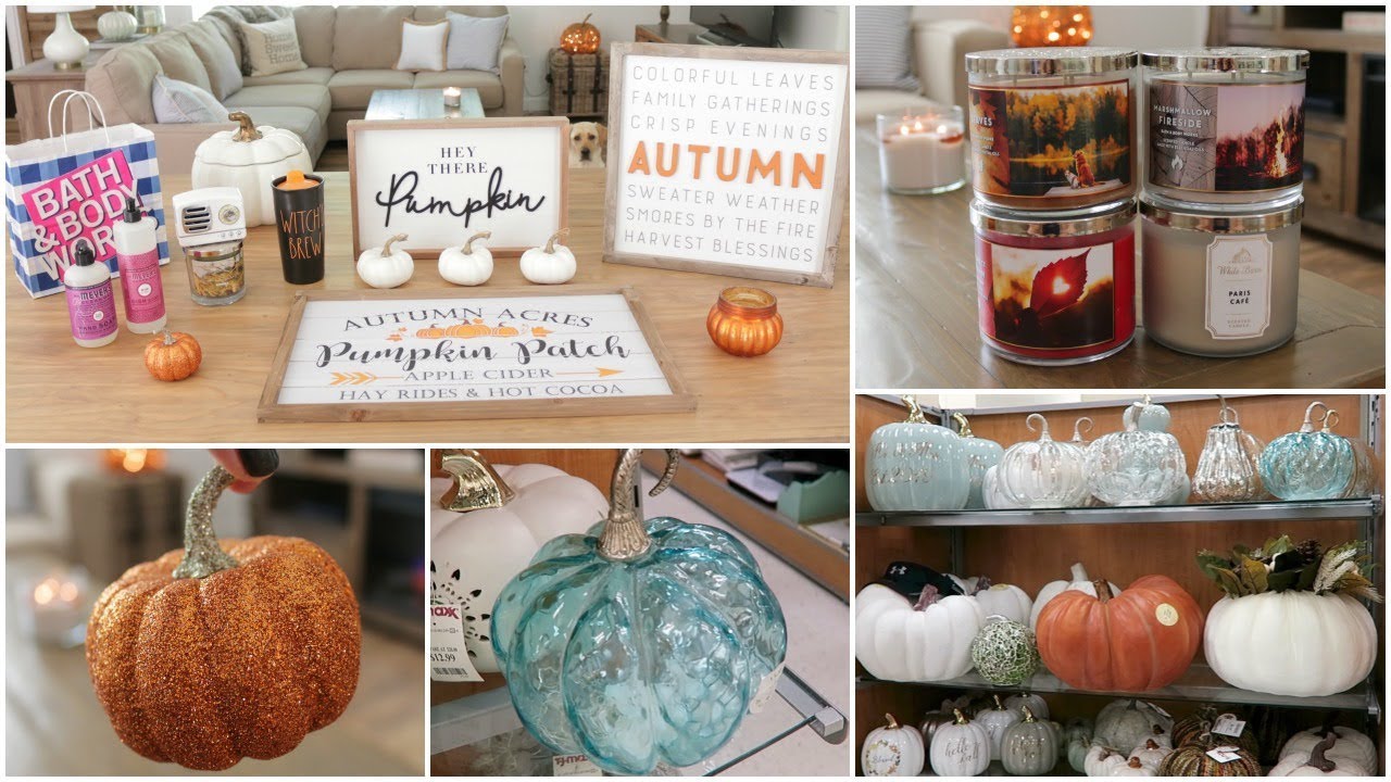 Fall Decor Shop With Me At Tj Maxx, Target, Dollar Tree + Huge Fall Decor Haul
