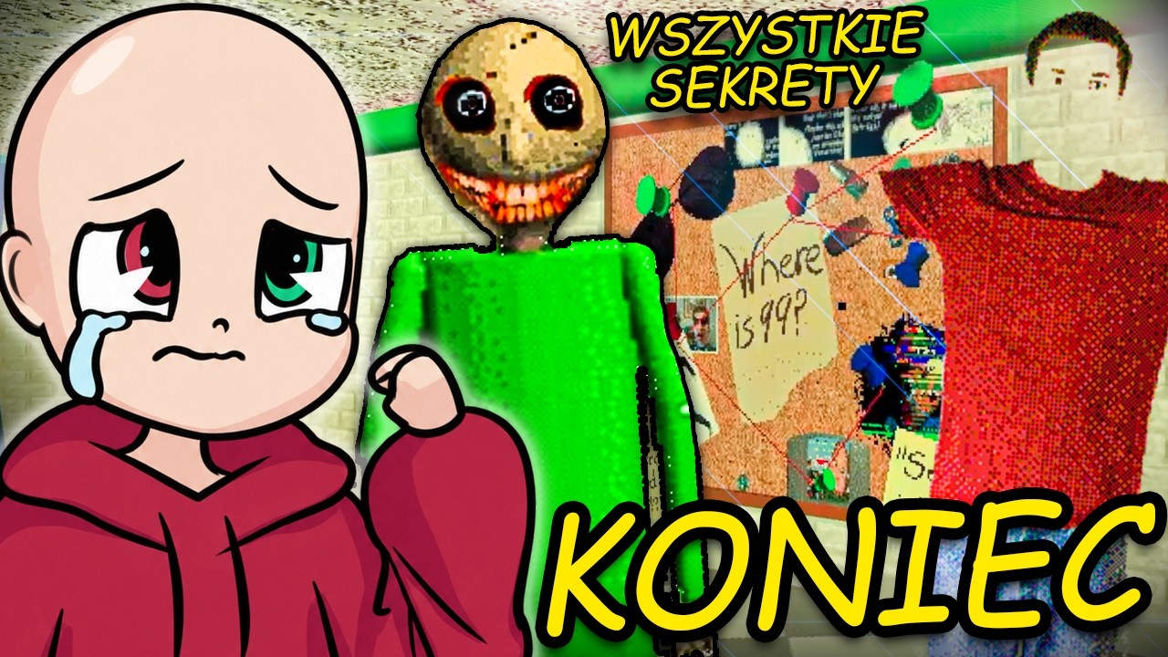 WSZYSTKIE SEKRETY, NULL STYLE i KONIEC 📏 Baldi's Basics Classic Remastered