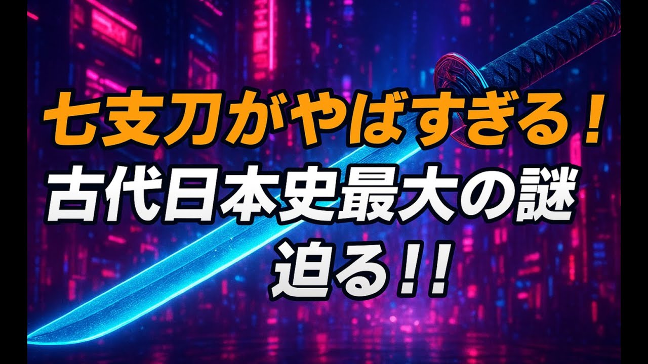 七支刀がやばすぎる！古代日本史最大の謎に迫る！！
