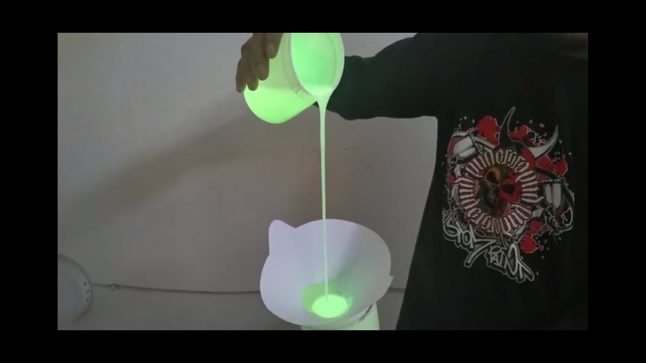 Pintura fosforescente como pintar paso a paso