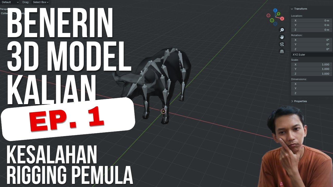 Kesalahan 3d model dan Rigging Pemula | Benerin 3d model kalian episode 1