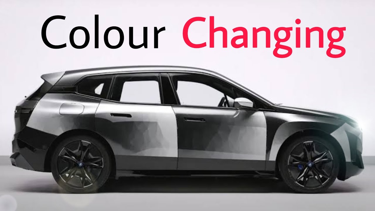 World’s first color-changing car | BMW Color Changing Car at CES 2022! 