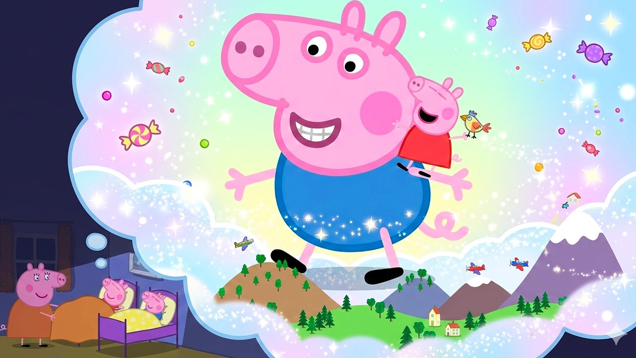 Peppa's Sweet Dream Adventure in Candy Land! 🏞️🍭| Magical Dreamworld | Peppa Pig Funny Animation