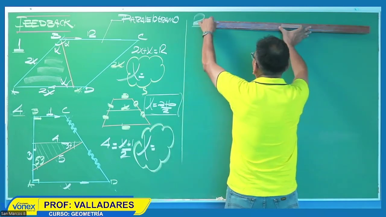 📏 GEOMETRÍA | 🔴 FEEDBACK 2 - Semana 08 | Ciclo Anual 2026