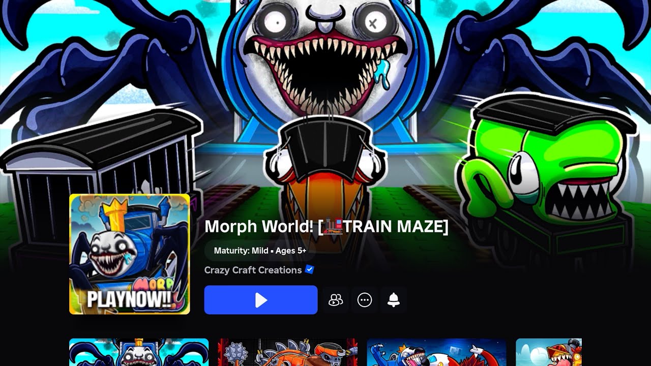 Morph World .... Train Maze Update🛤️