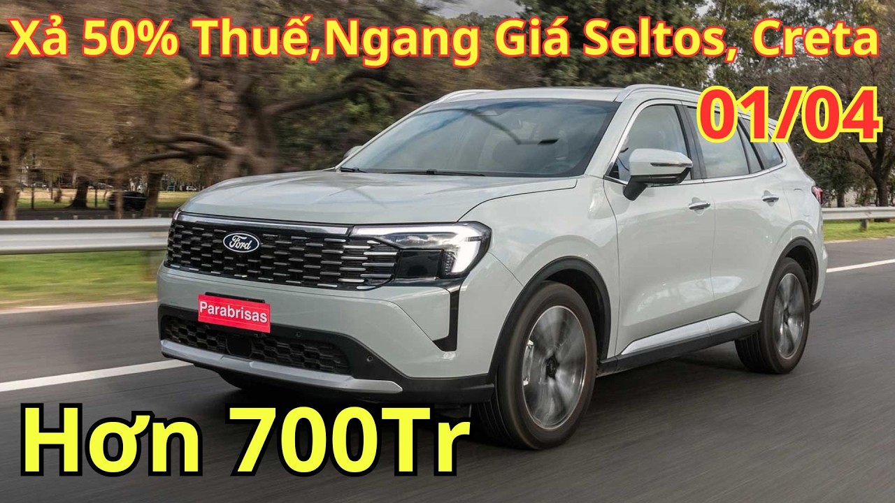 ✅Gi&aacute; Khuyến Mại Ford Territory Th&aacute;ng 4. Xả 50% Thuế, Lăn B&aacute;nh Ngang Gi&aacute; Seltos, Creta | Xegiatot24h