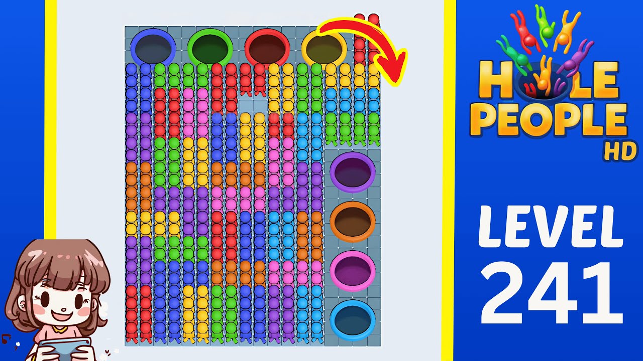 Hole People Level 241 Solution Walkthrough