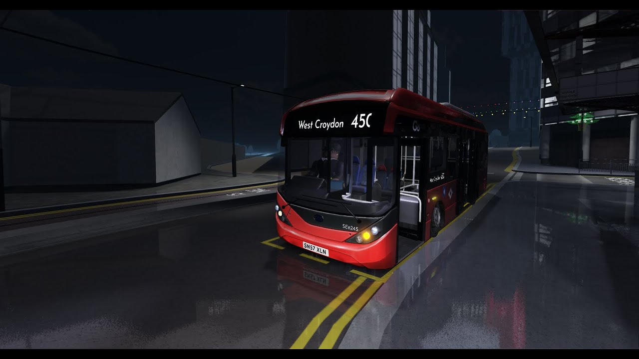 * XMAS EVENT* New E200 EV! Roblox Croydon Route 450 West Croydon - Thornton Heath PR. + Shaders!