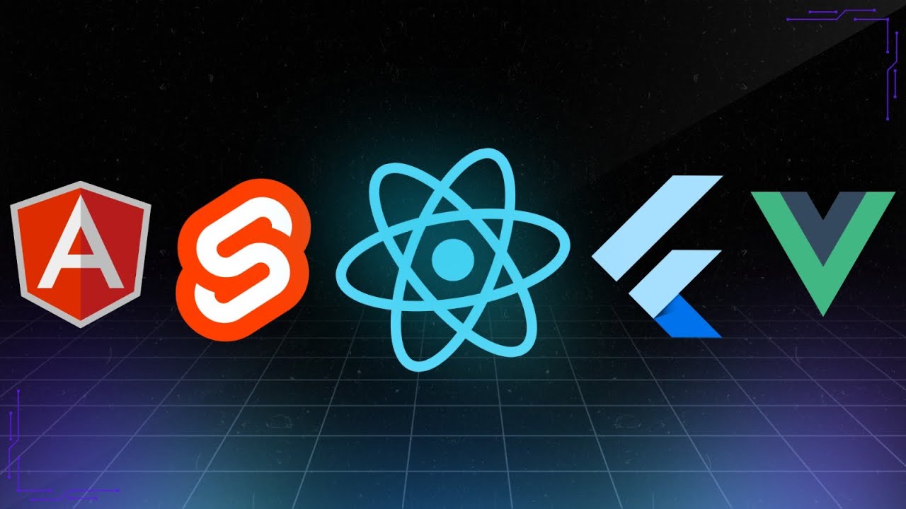 Chave dos Frameworks | React, Angular, Flutter, Vue, Svelte