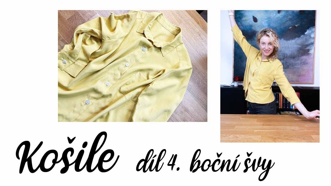 Košile dil 4.  Boční švy a začistění