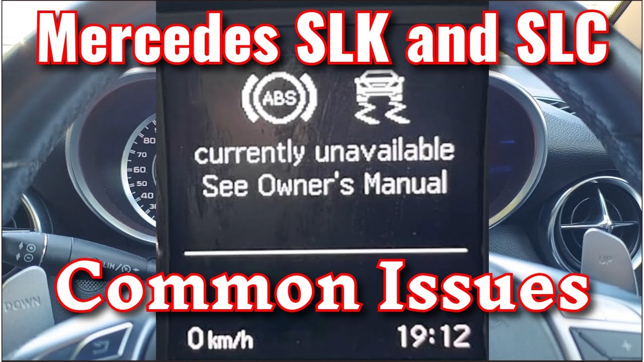 Mercedes SLK и SLC (R172) — распространённые проблемы