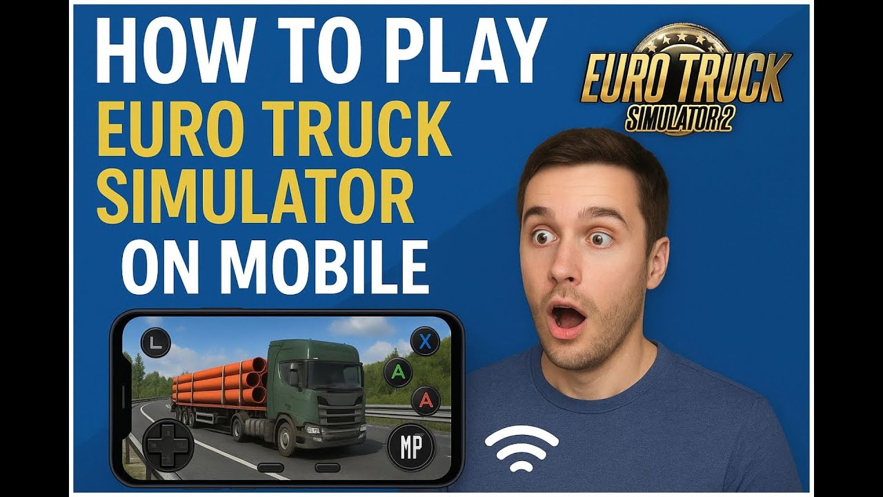 How to Play Euro Truck Simulator 2 on Mobile | Play Any PC Game on Your Phone (Easy Guide)