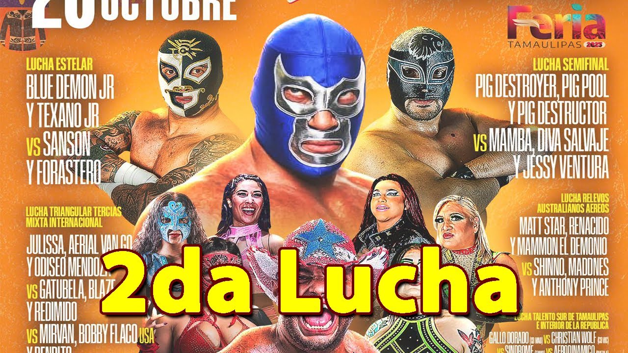 Lucha Libre Feria Tamaulipas - 2da Lucha, Cody UnoOcho derrota a Renacido en mano a mano
