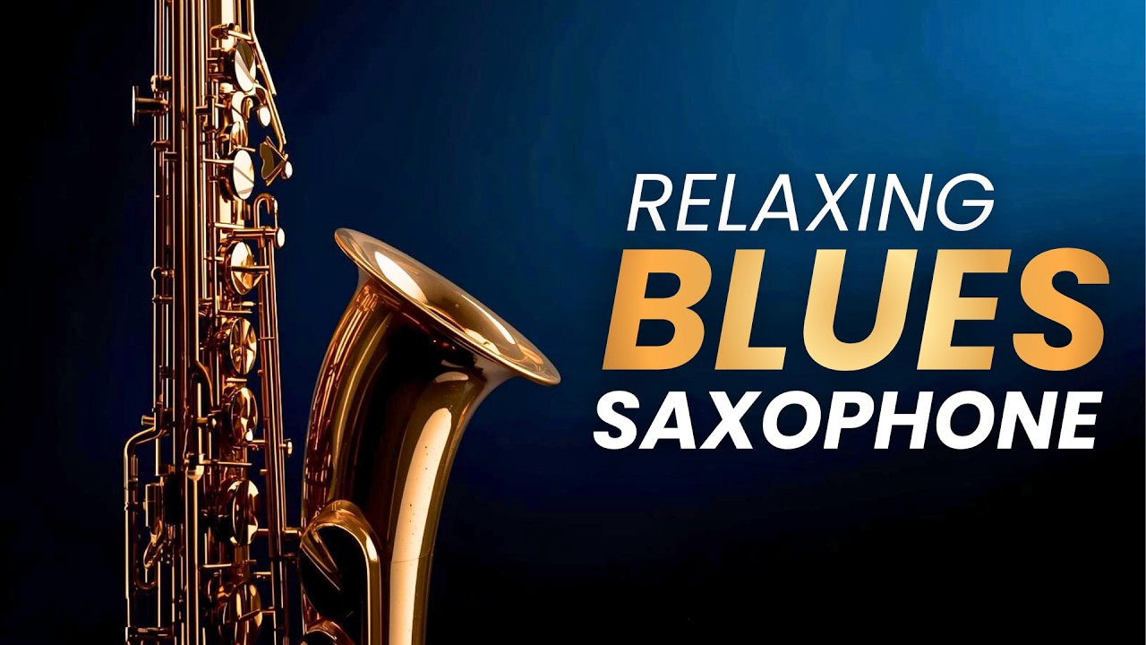🔴 LIVE: Relaxing Saxophone Instrumental – Blues for Calm Mind