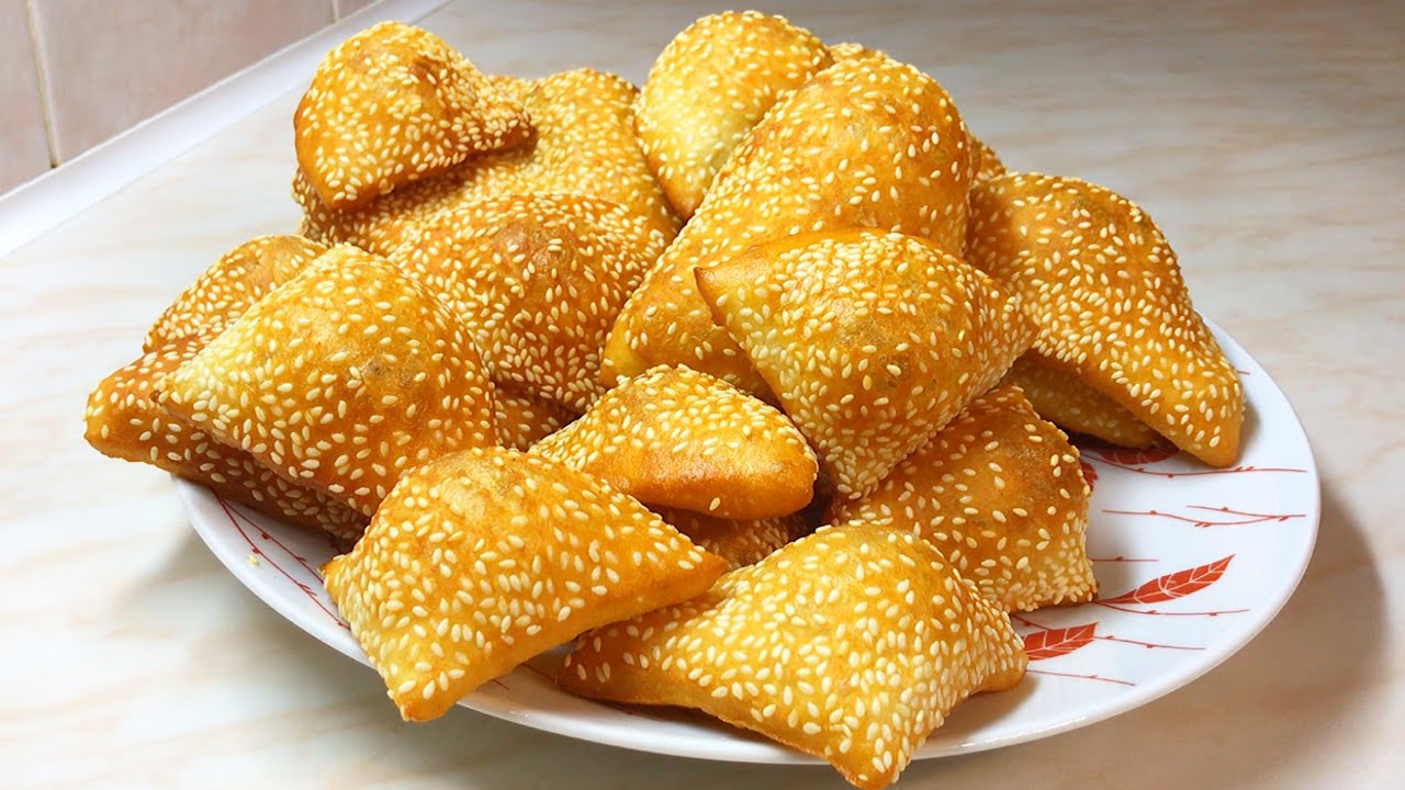 Баурсаки с кунжутными семечками Вкусные и воздушные Рецепт очень простой