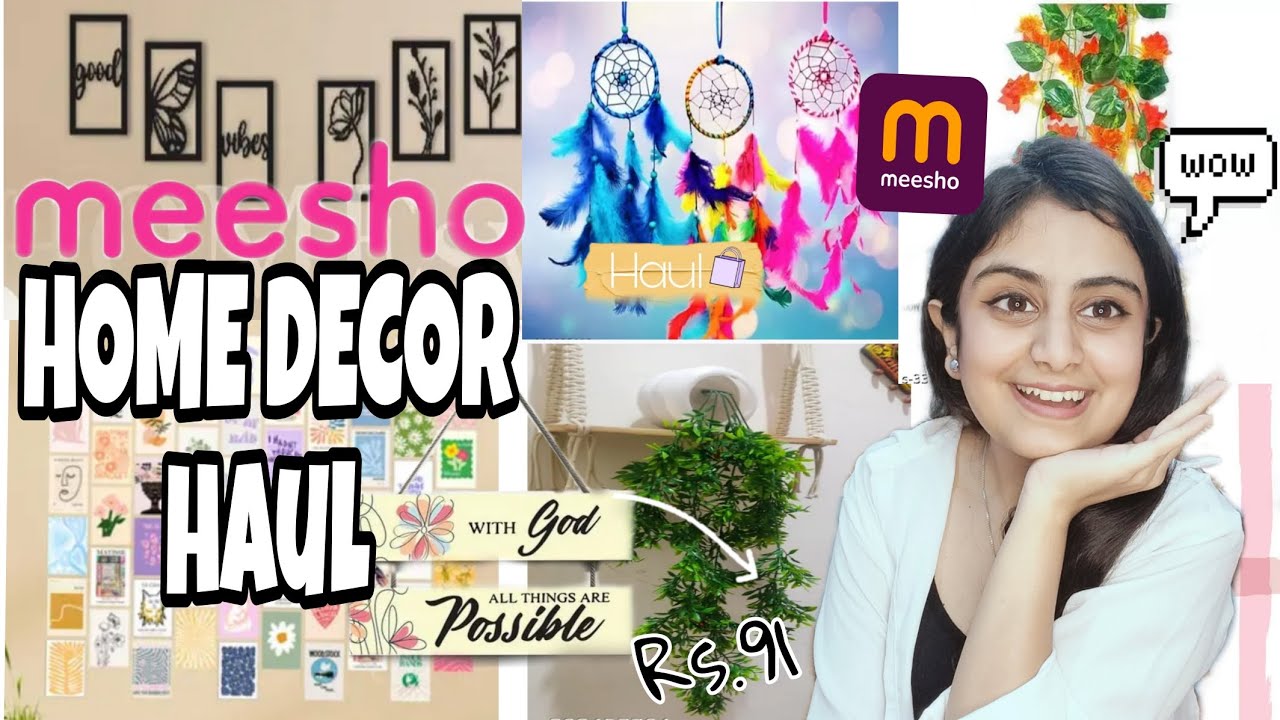 MEESHO HOME DECOR HAUL 🎁 under Rs 200 🙌
