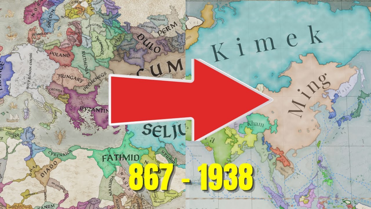 CK3 to EU4 to VIC3 MEGA CAMPAIGN! (867 - 1938)