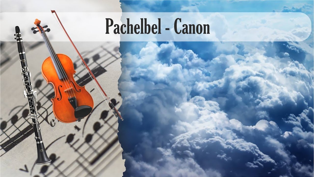 Partitura Pachelbel - Canon Duo Clarinete Soprano y Violín