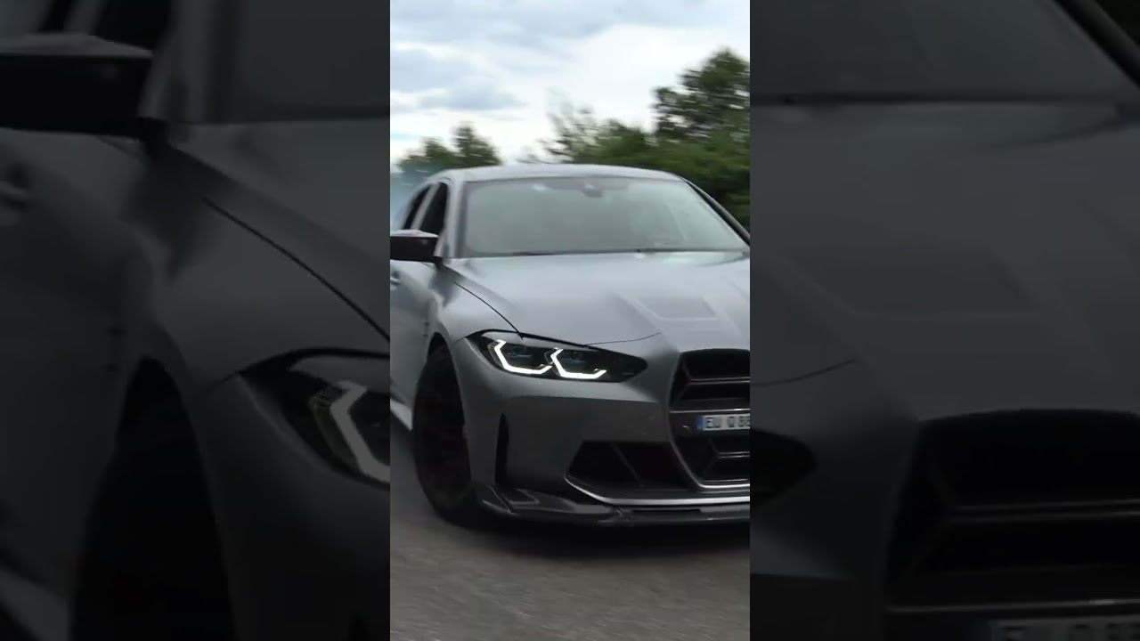 Crazy Burnout BMW M3 Competition G80