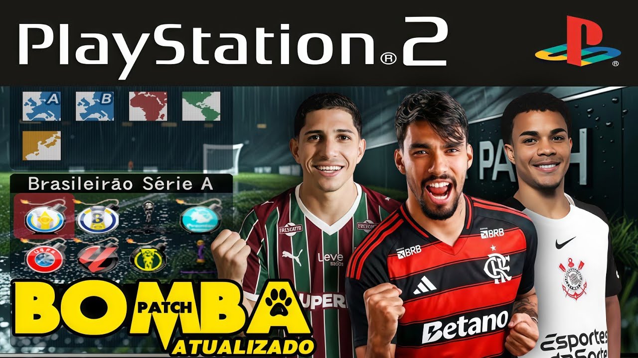BOMBA PATCH 2026 PS2 ISO ATUALIZADO FEVEREIRO CELULAR OPL PC DOWNLOAD 