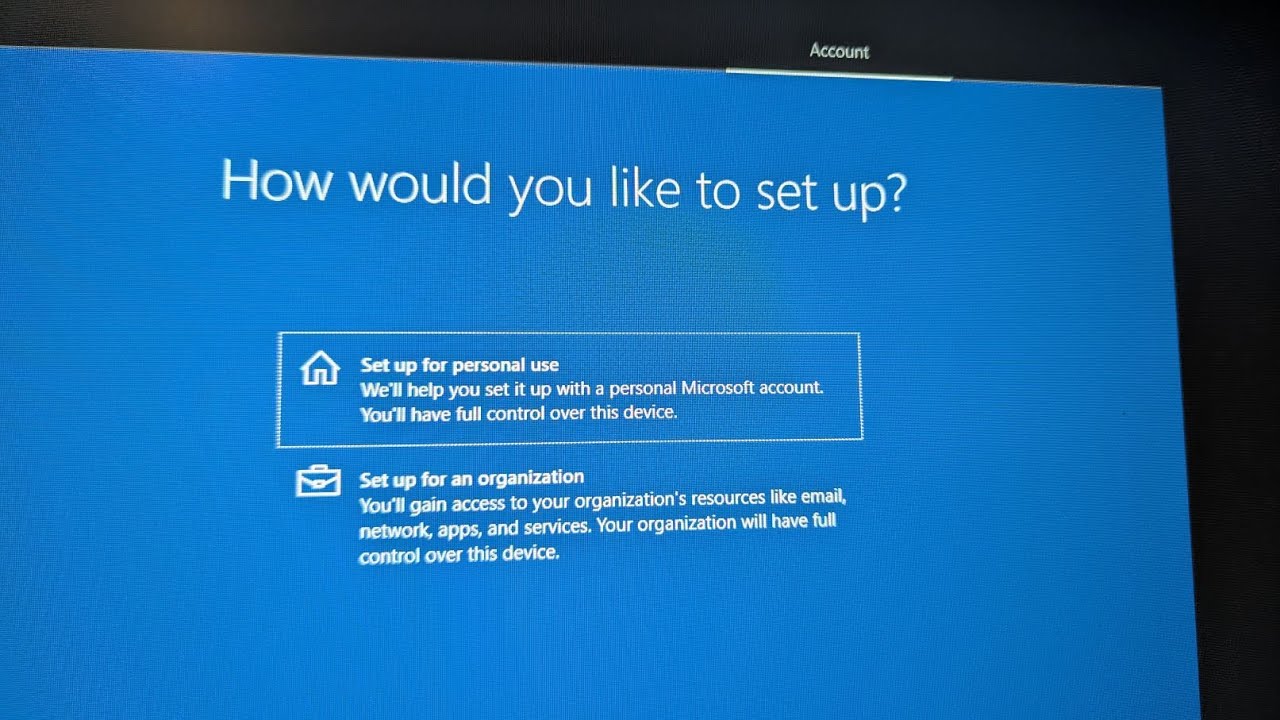 Локальный пользователь установки Windows 10 и 11 Professional