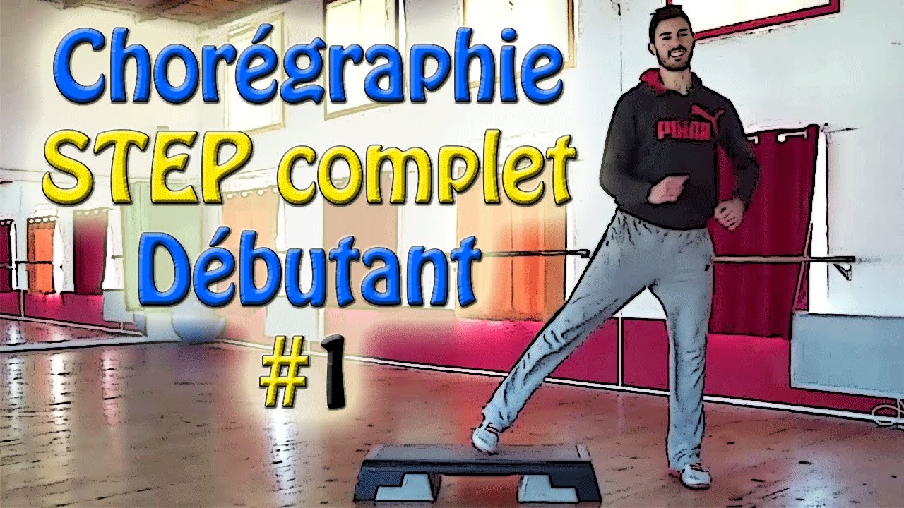 Chorégraphie STEP débutant #1 - Cours de STEP complet français - Apprendre le step