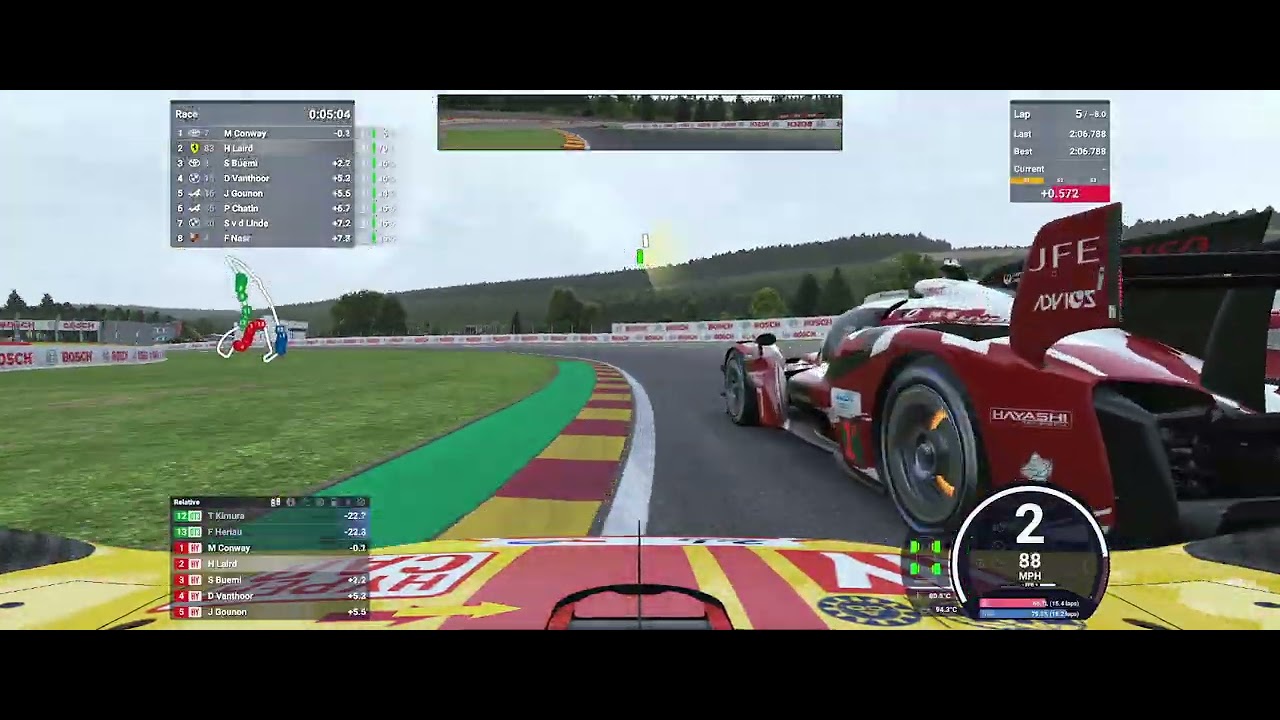 15 minute spa sprint race in ferrari hypercar