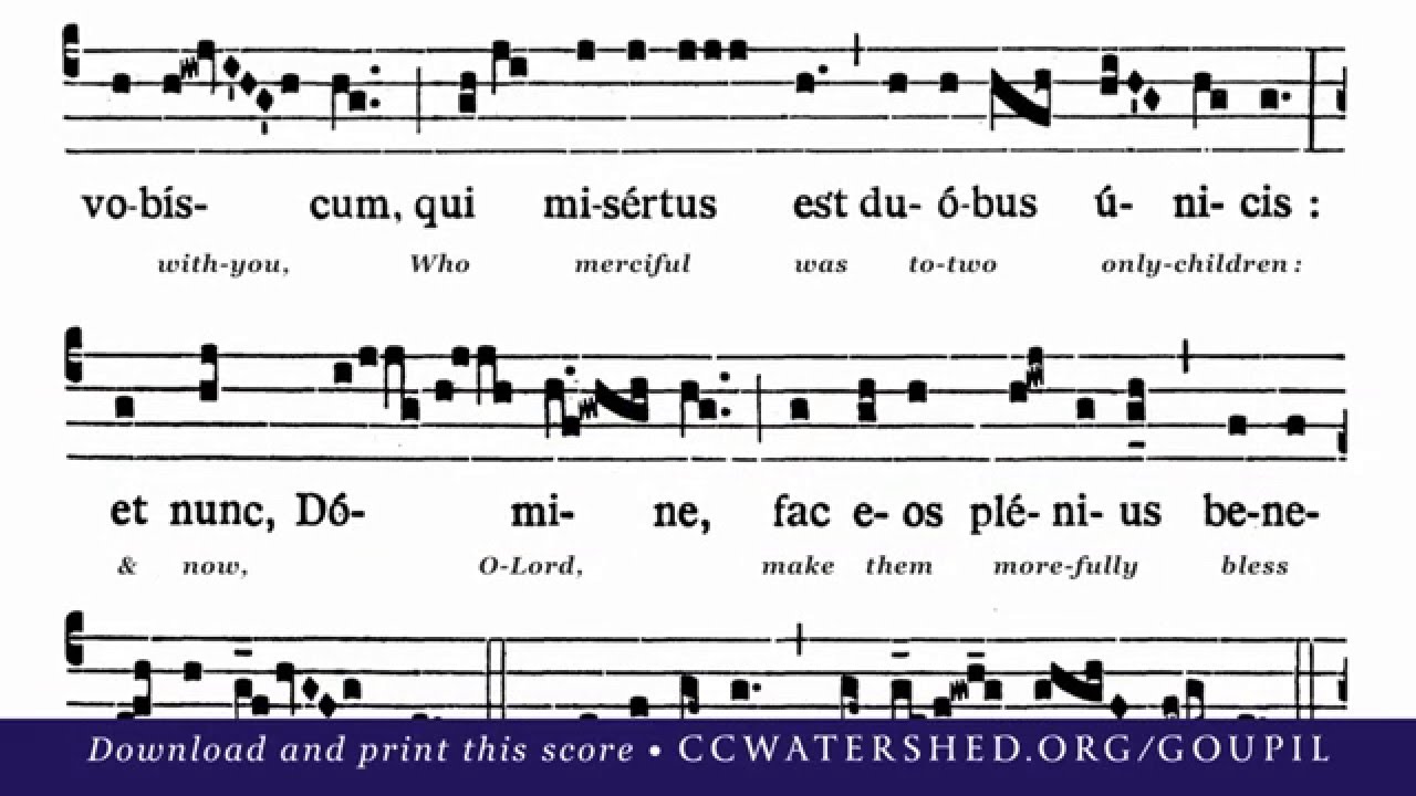 INTROIT • “Deus Israël Conjungat Vos” (Nuptial Propers)