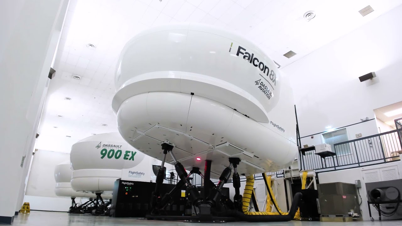 Falcon 8X Simulator Installation | FlightSafety International