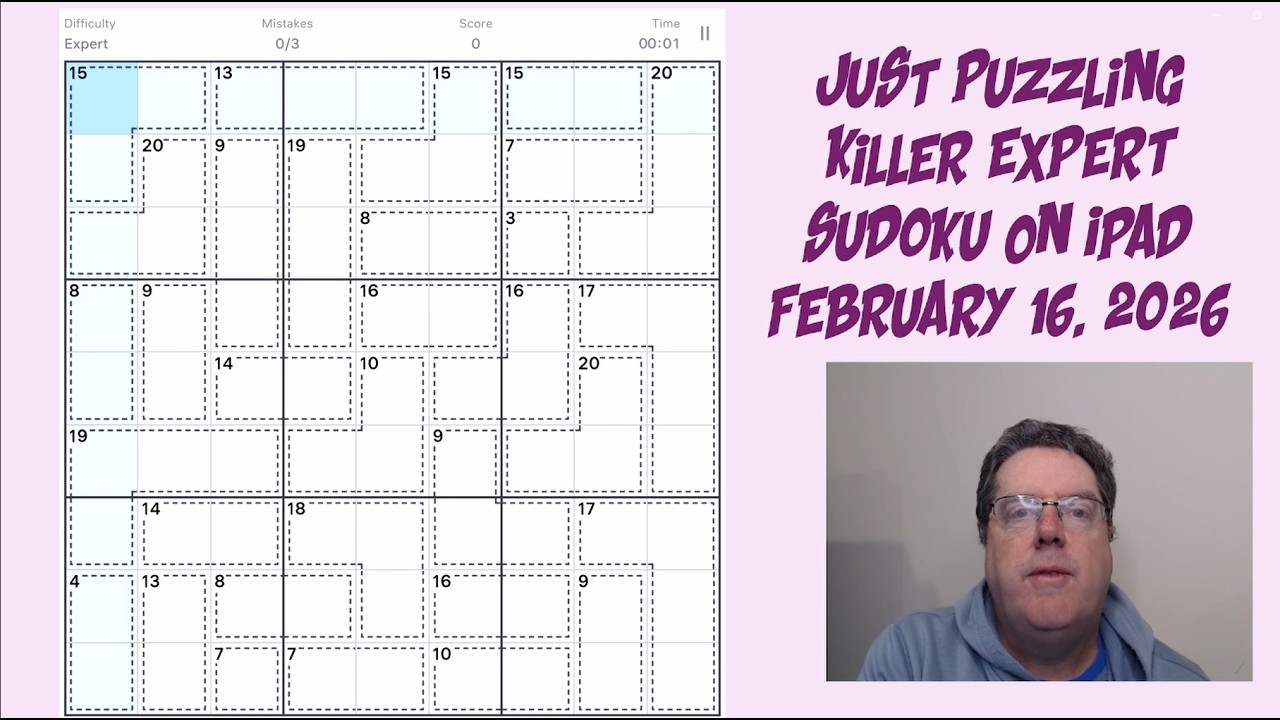 Learning Killer Sudoku By Doing and Explaining | February 16 2026