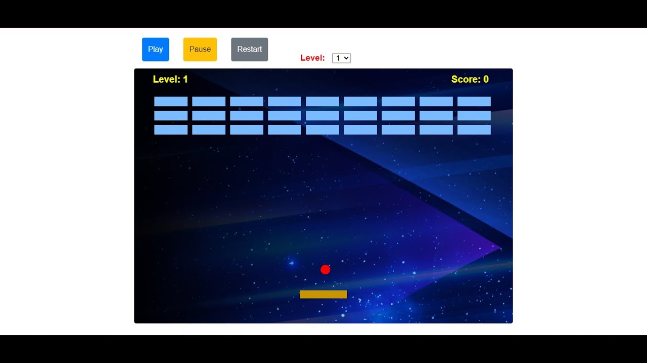 Demo Game Brick Breaker | Front End Programming Course