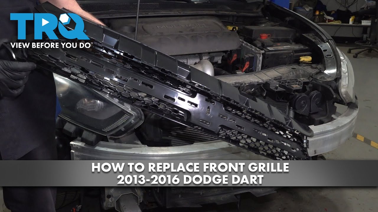 How to Replace Front Grille 2013-2016 Dodge Dart