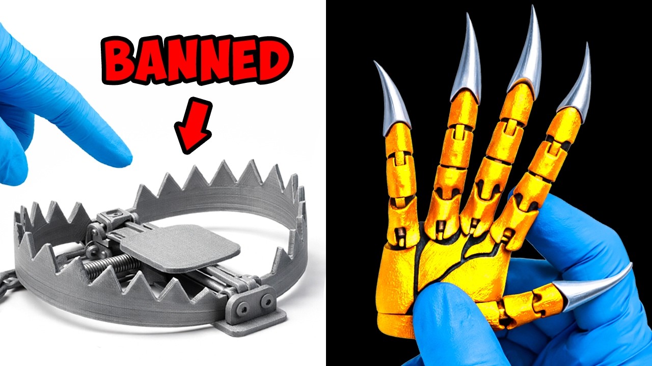 10 EXTREMELY Dangerous 3D Prints