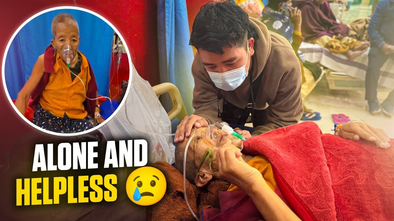 Tibetan Nun Crying For Help 💔😭 ~ Bodhgaya 