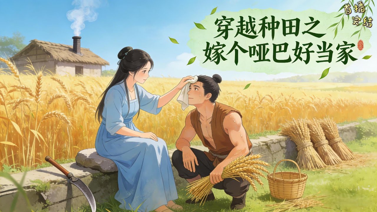 《穿越种田之嫁个哑巴好当家》家徒四壁。上门订亲的哑巴猎户，一家人整整齐齐，靠山吃山靠水吃水，努力朝着幸福小康生活奔去 #有声漫画#种田#穿越#爽文#猎户#年代