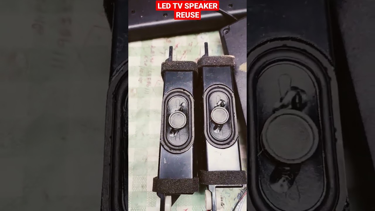 Led tv reuse parts (Speaker) - Diy - RECYCLE #shorts #shortsfeed #youtubeshorts