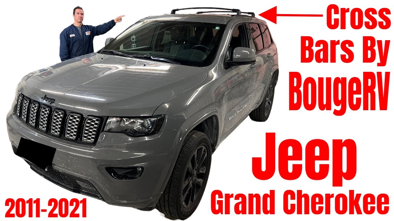 Поперечные рейлинги на крышу Jeep Grand Cherokee от BougeRV (2011-2021)