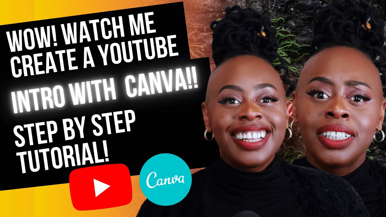 Создание вступления для видео YouTube в Canva | Учебное пособие по Canva 2021 | Вступление для Yo...