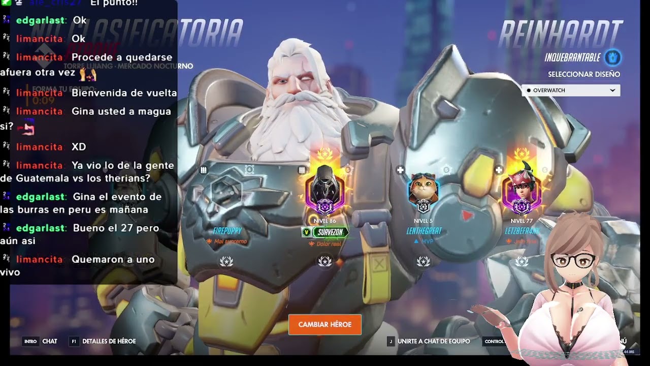 rageamos en overwatch   / #VTuber