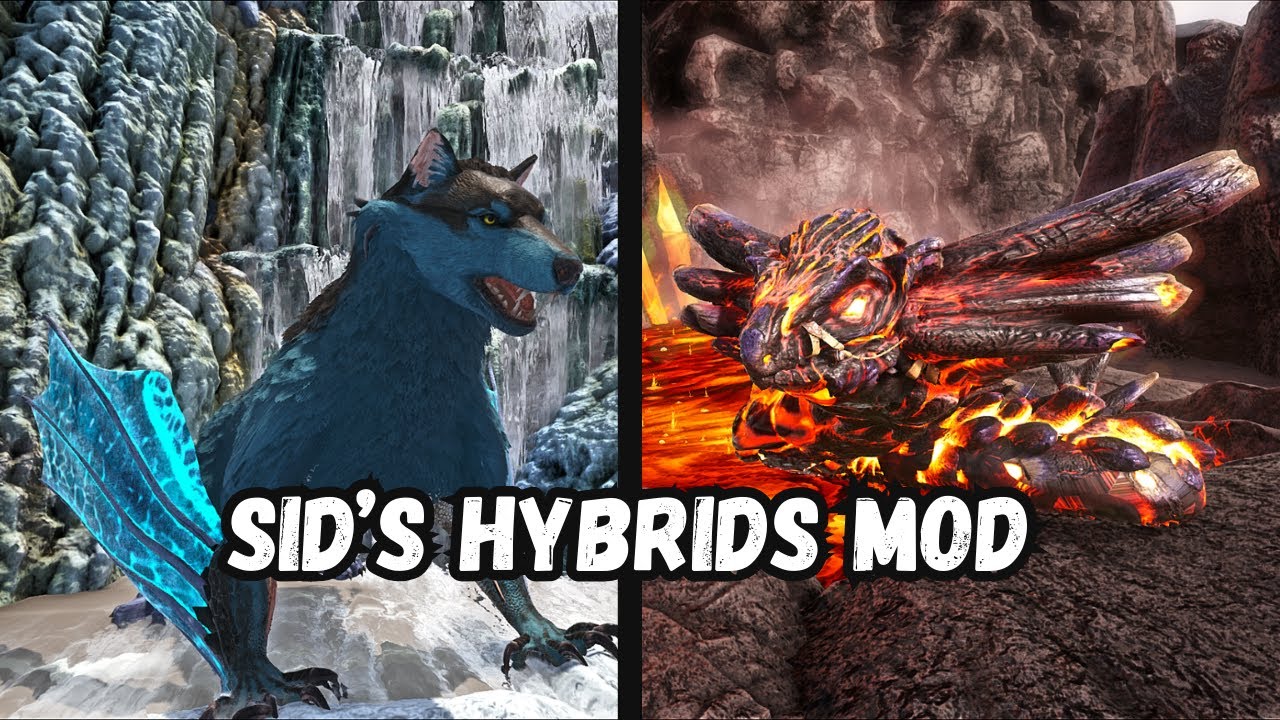 Ark Sid's Hybrids showcase!!! - Ark survival evolved mod